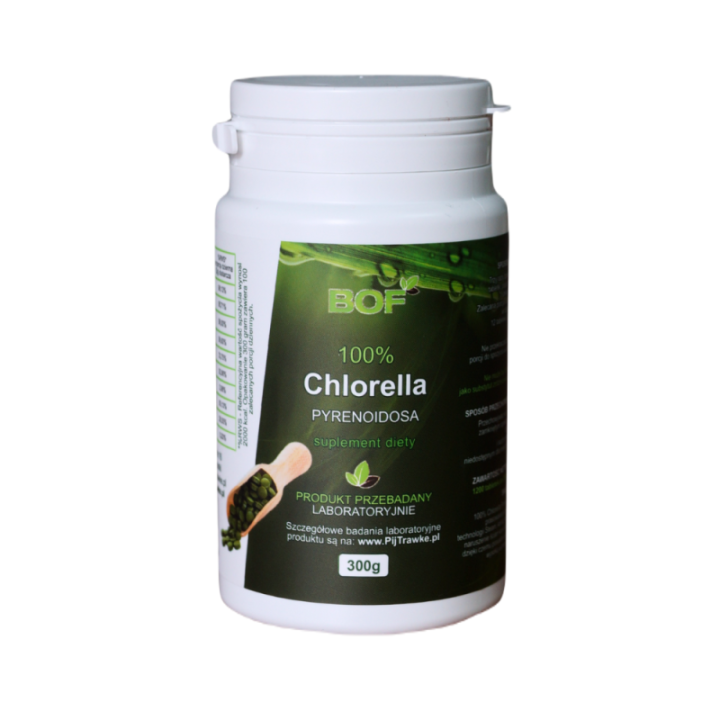 Chlorella Pyrenoidosa BOF 300 g - tabletki