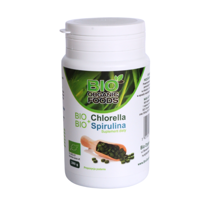 BIO Chlorella i Spirulina – naturalne Superfoods w jednej kapsułce