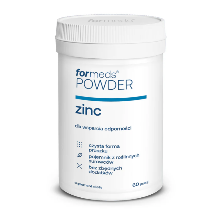 Powder ZINC cynk w proszku Formeds 60 porcji suplement diety