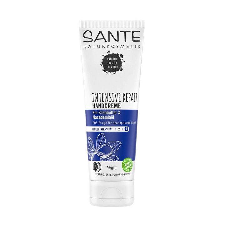 Krem do rąk intensywnie regenerujący masło shea i olejek makadamia Eco 75 ml - Sante