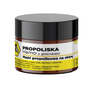 Maść Propolisowa na skórę hemo z glistnikiem 50 ml