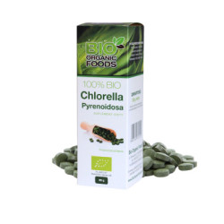 Chlorella Pyrenoidosa BIO tabletki BIO Organic Foods 80 g suplement diety