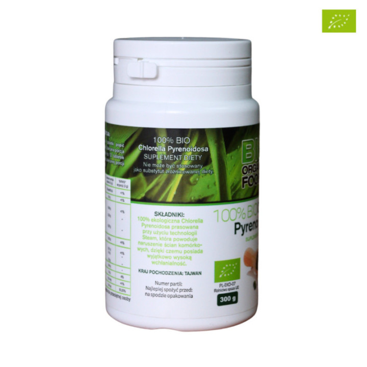Chlorella Pyrenoidosa BIO Organic Foods 300 g