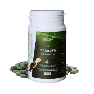 Chlorella Pyrenoidosa BOF 300 g - tabletki
