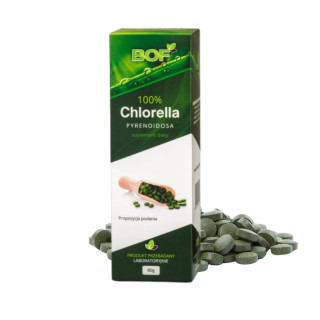 Chlorella Pyrenoidosa BOF 80 g - tabletki