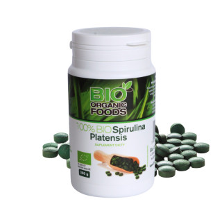BIO Spirulina Platensis – 1200 Tabletek, Naturalne Wsparcie Zdrowia