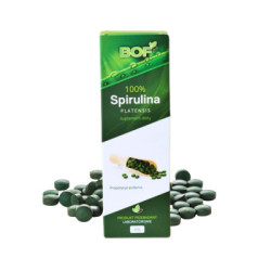 Spirulina Platensis 100% w tabletkach BOF 80 g suplement diety
