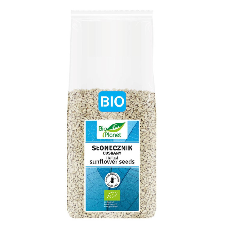 BIO Słonecznik łuskany bezglutenowy BIO Planet 800 g