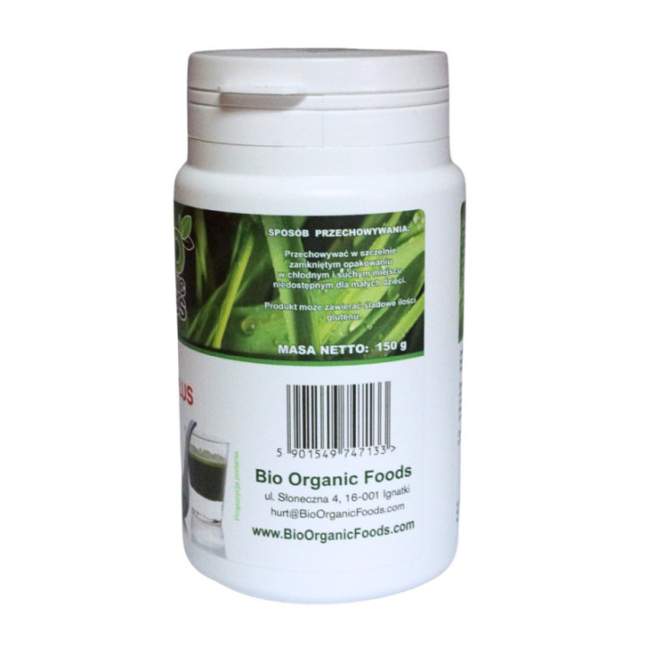 BIO Młody Jęczmień PLUS – 5 Ekologicznych Superfoods dla Zdrowia