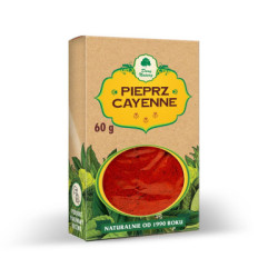 Pieprz CAYENNE Dary Natury przyprawa bez chemii 60 g