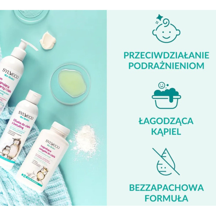 Zasypka do ciała dla dzieci łagodząca Sylveco 100 g