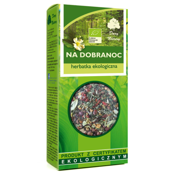 Herbatka na dobranoc BIO 50 g - DARY NATURY