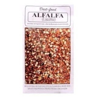 Nasiona na kiełki  Alfalfa Lucerna Diet Food 80 g