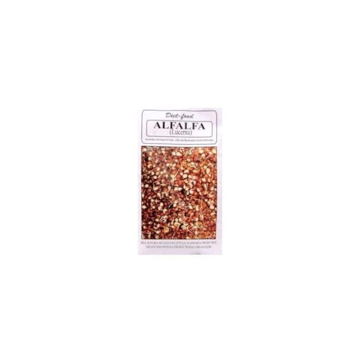 Nasiona na kiełki  Alfalfa Lucerna Diet Food 80 g