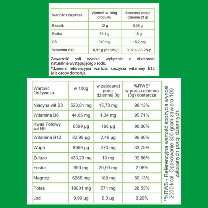 Chlorella Pyrenoidosa BOF 300 g - tabletki