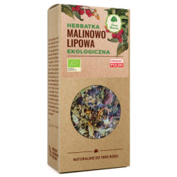 BIO Herbatka malinowo-lipowa 80 g Dary Natury