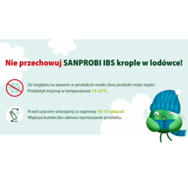 Sanprobi IBS – Probiotyk w Kroplach dla Dzieci Zdrowa Flora Bakteryjna