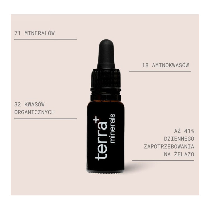 Terra+ Minerals – Kwas Fulwowy z Minerałami Śladowymi 15 ml