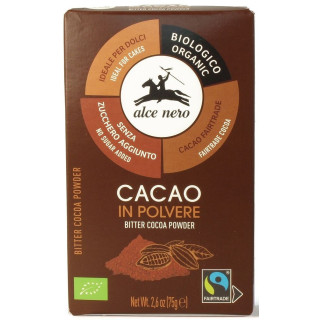 Kakao w proszku fair trade BIO 75 g - ALCE NERO