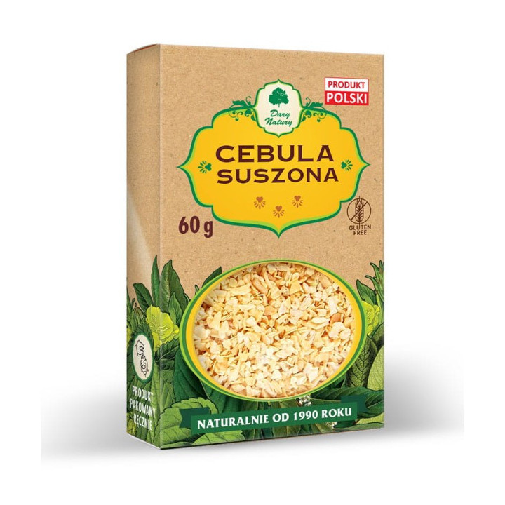 Cebula suszona Dary Natury przyprawa bez chemii 60 g