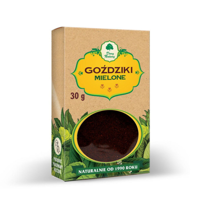 Goździki MIELONE przyprawa bez chemii Dary Natury 30 g