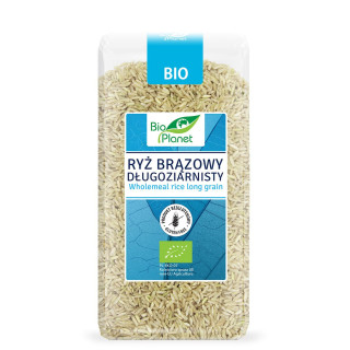 BIO RYŻ BRĄZOWY DŁUGOZIARNISTY Bezglutenowy 500 g - BIO PLANET