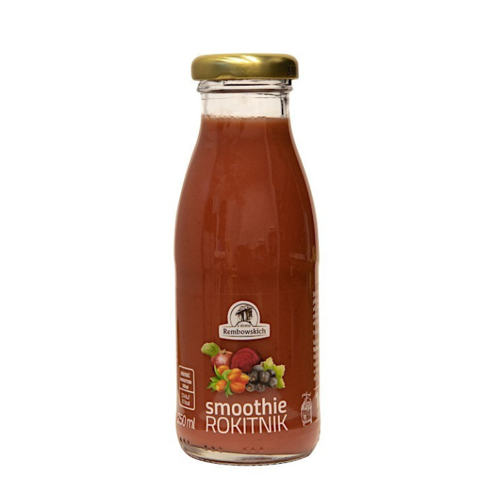 Smoothie jabłko-banan-czarna porzeczna-burak-rokitnik 250 ml - REMBOWSCY