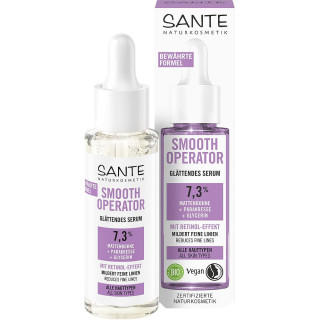 Serum do twarzy wygładzające z efektem retinolu 7,3 % - Vigna Aconitifolia, Parakres Gliceryna ECO 30 ml - SANTE