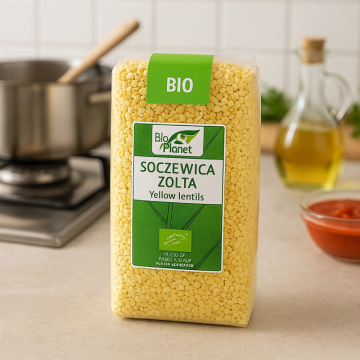 BIO Soczewica Żółta BIO Planet 500 g