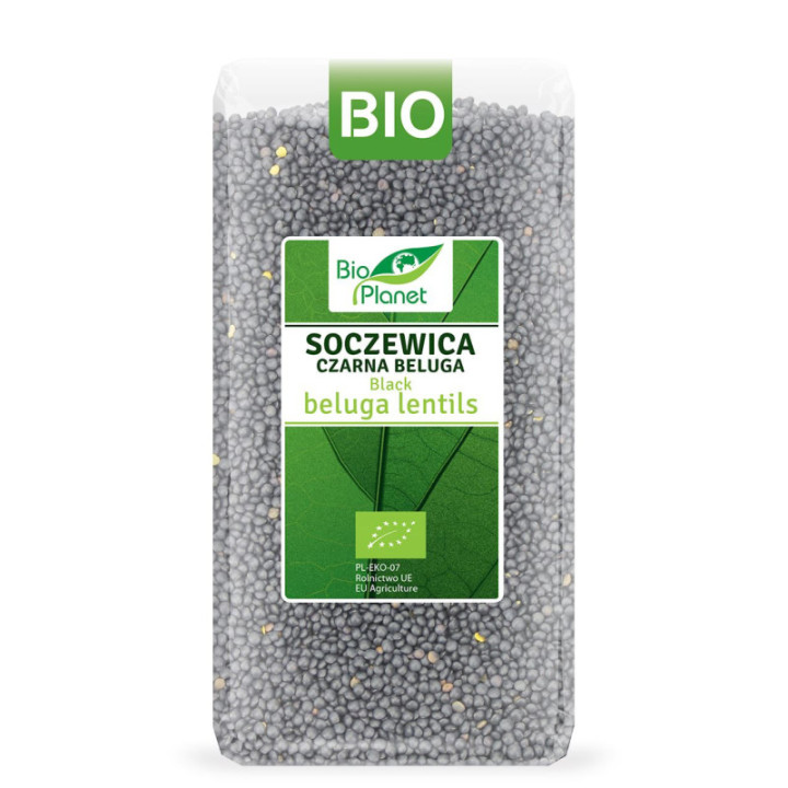 BIO Soczewica czarna beluga BIO Planet 500 g