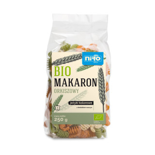 BIO makaron orkiszowy jeżyki kolorowe Niro 250 g