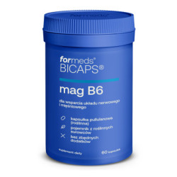 BICAPS MAG B6 (magnez+witamina B6) 60 kapsułek Formeds suplement diety