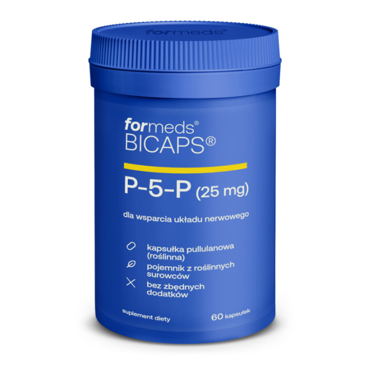 P-5-P Bicaps (witamina B6+inulina) 60 kapsułek - suplement diety