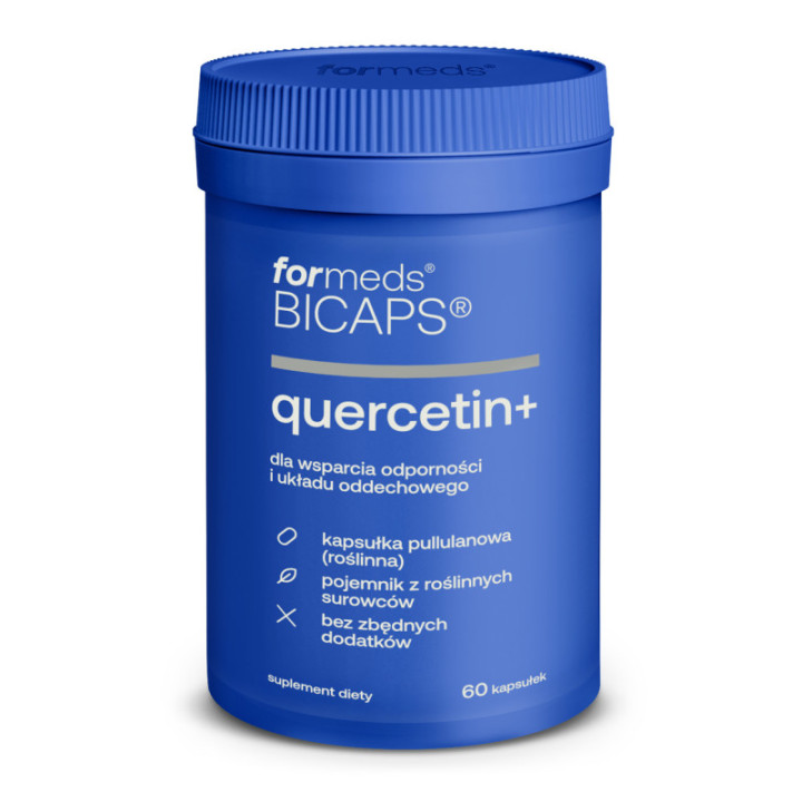 Quercetin+ (kwercetyna) Bicaps 60 kapsułek - suplement diety
