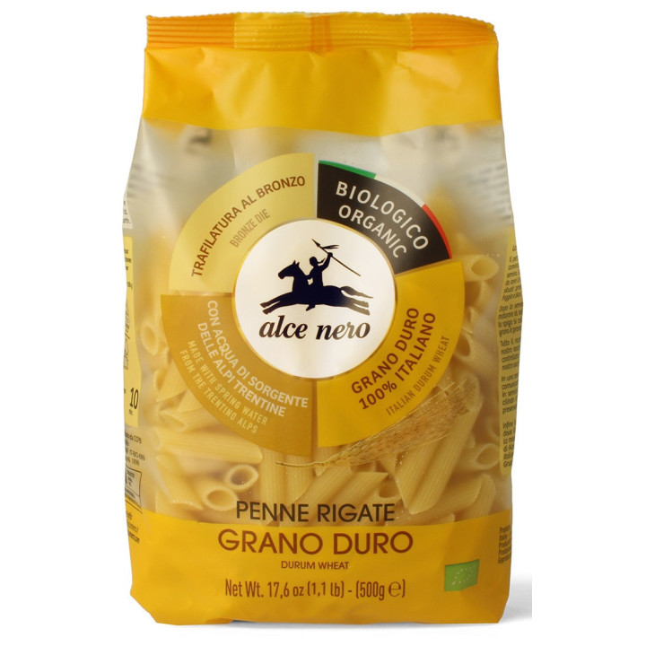Makaron (semolinowy) penne BIO 500 g - Alce Nero