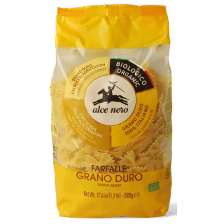 Makaron (semolinowy) farfalle BIO 500 g - Alce Nero