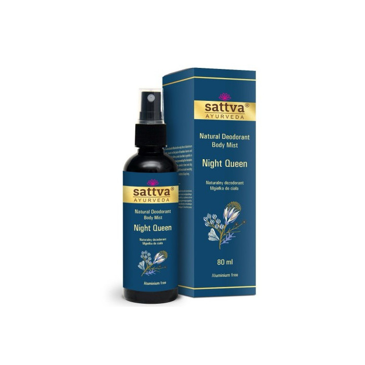 Dezodorant - mgiełka do ciała królowa nocy 80 ml - Sattva (ayurveda)