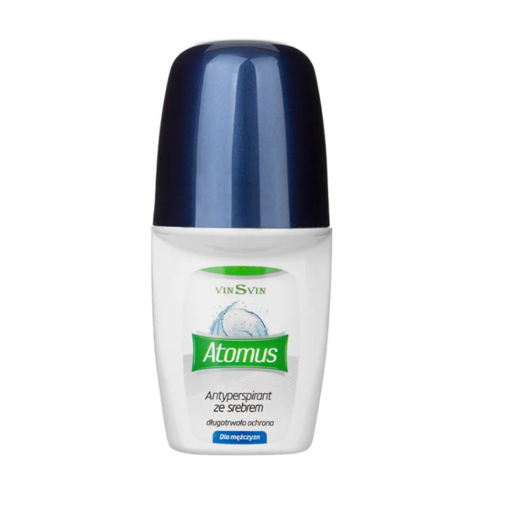 Antyperspirant dla mężczyzn z nanosrebrem roll-on 50 ml ATOMUS VINSVIN