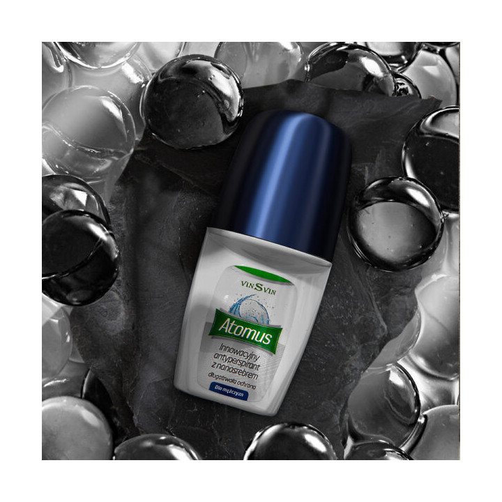 Antyperspirant dla mężczyzn z nanosrebrem roll-on 50 ml ATOMUS VINSVIN
