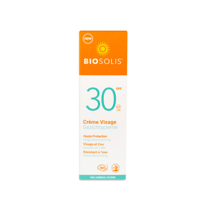 Krem przeciwsłoneczny do twarzy przeciwzmarszczkowy SPF 30 ECO 50 ml Biosolis
