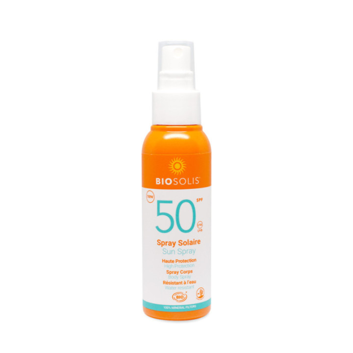 Spray przeciwsłoneczny do ciała SPF 50+ Eco 100 ml Biosolis