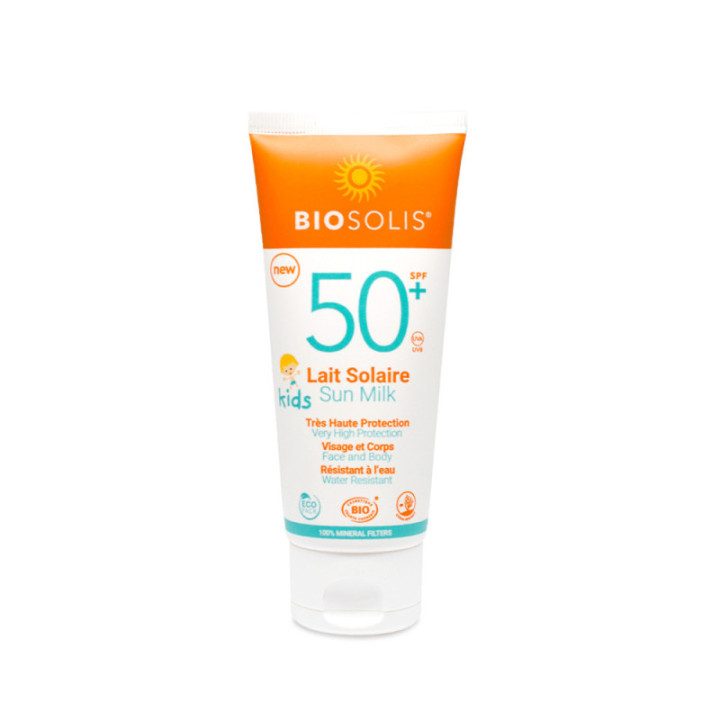 Mleczko przeciwsłoneczne dla niemowląt i dzieci SPF 50+ ECO 100 ml Biosolis