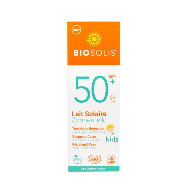 Mleczko przeciwsłoneczne dla niemowląt i dzieci SPF 50+ ECO 100 ml Biosolis