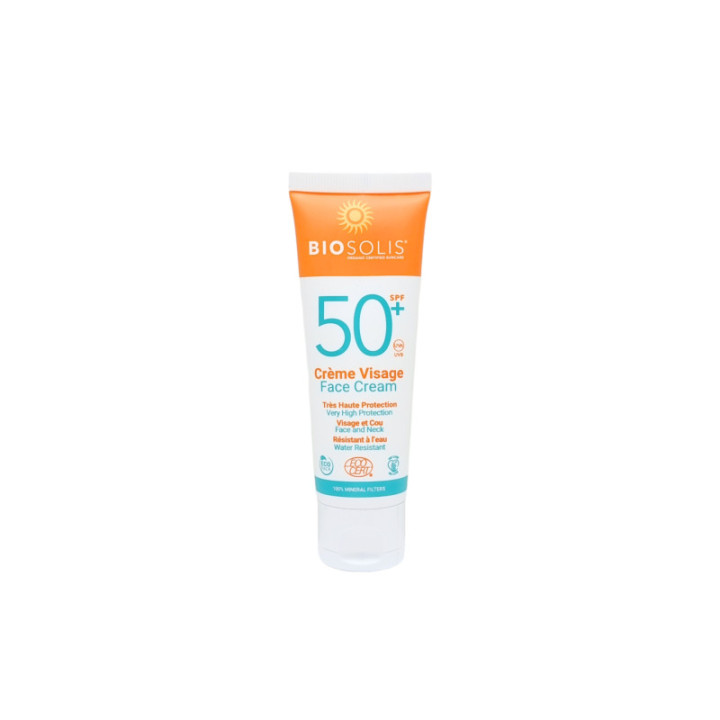 Krem przeciwsłoneczny do twarzy SPF 50+ ECO 50 ml Biosolis