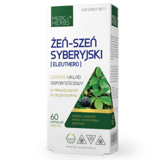 Żeń-Szeń syberyjski Medica Herbs 60 kapsułek suplement diety