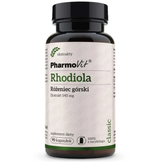 Rhodiola Różeniec Górski 4:1 140 mg Pharmovit 90 kapsułek suplement diety