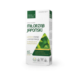 MEDICA HERBS Miłorząb Japoński 120 mg suplement diety - pamięć i koncentracja