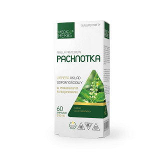 MEDICA HERBS Pachnotka 500mg, 60 kapsułek suplement diety - alergia i odporność