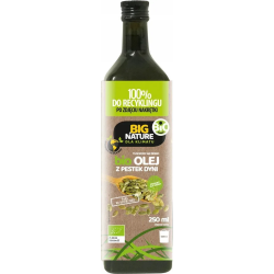 BIG NATURE Olej z pestek dyni tłoczony na zimno BIO 250 ml