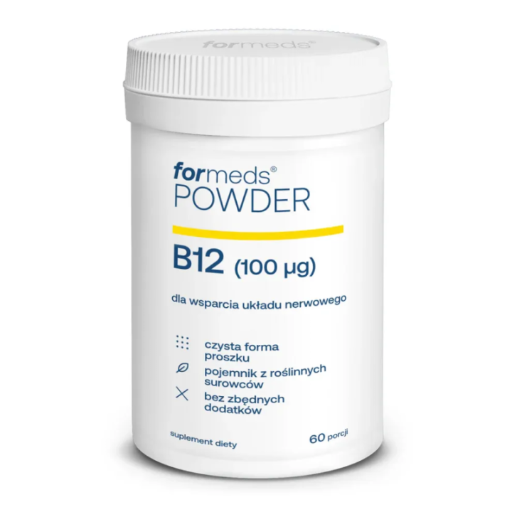 Witamina B12 w proszku FORMEDS POWDER 60 porcji suplement diety
